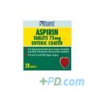Brunel Aspirin 75mg Enteric Coated 28 Tablets