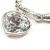 Park Lane Fashion Bracelet - Silver With Large Diamante Heart
