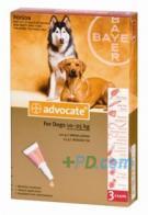 Advocate Large Dog 25 10-25k 3 pipettes