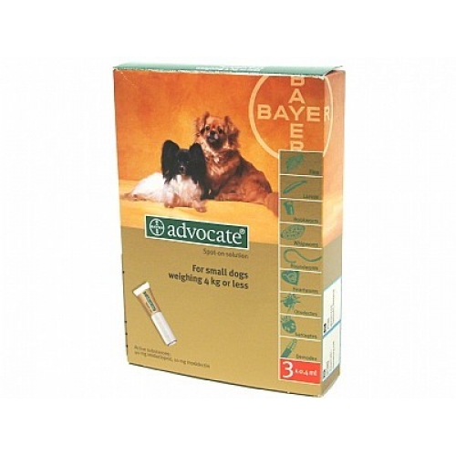Advocate Small Dog 40 <4kg 3pip