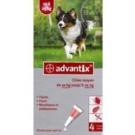 Advantix 250 Dog 10kg-25kg 4'S