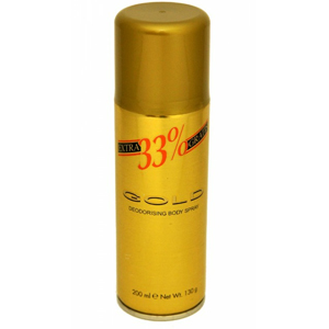 Gold for Men Deodorising Body Spray 200ml