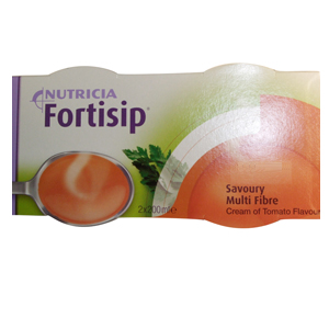 Fortisip Multifibre Savoury Cream Of Tomato 2X200ml