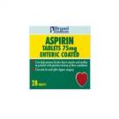 Brunel Aspirin 75mg Enteric Coated 28 Tablets